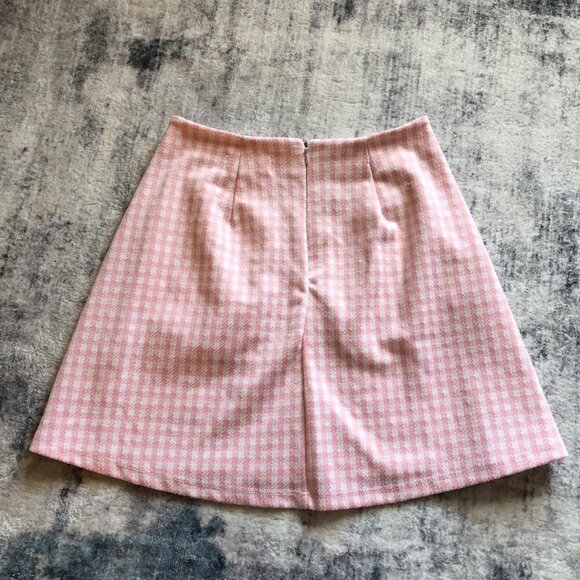 ALTAR'D STATE Pink Gingham Barbie Mini Skirt - Picture 4 of 7